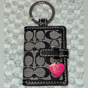 Coach photo keychain